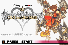 Kingdom Hearts - Chain of Memories Title Screen